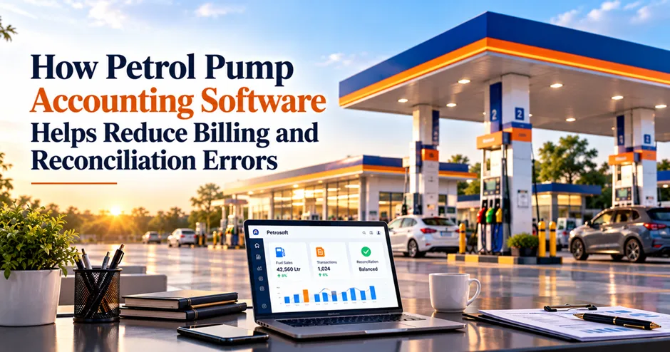 Petrol pump accounting software for billing and reconciliation